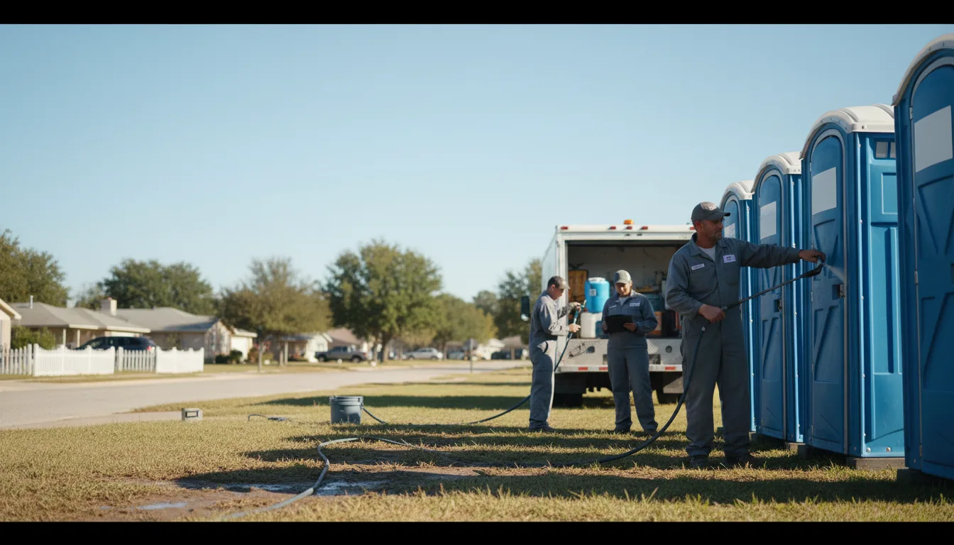 Long-Term Portable Toilet Rental in Leming, TX near me